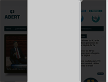 Tablet Screenshot of abert.org.br
